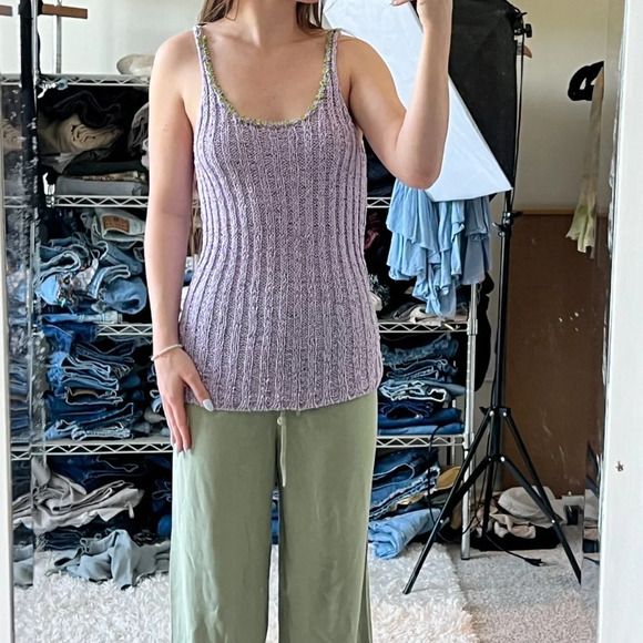 Vintage 90’s Crochet Tank Top - Picture 6 of 7